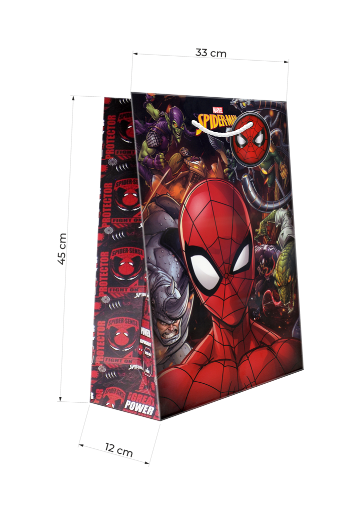 KESA UKRASNA XL 33X12X45 SPIDERMAN 508291 *SY