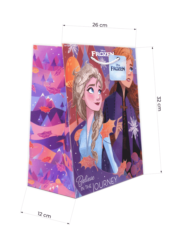 KESA UKRASNA L 26X12X32 FROZEN GLITTER 564051 *SY