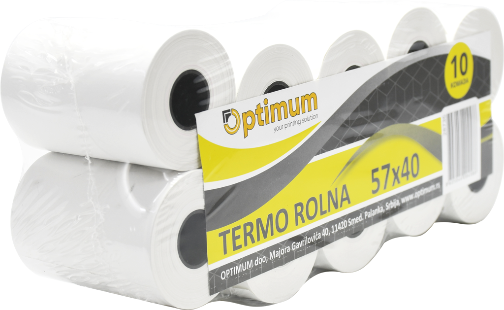 TERMO ROLNA 57X40 10/1, box120  *AK