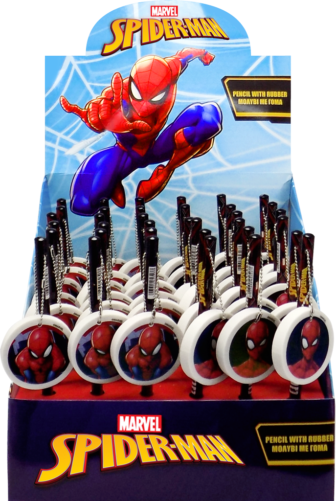 OLOVKA GRAFITNA + GUMICA SET SPIDERMAN 508149