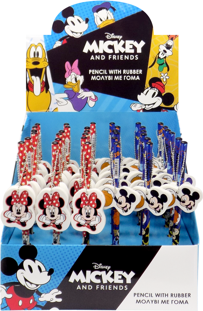 OLOVKA GRAFITNA + GUMICA SET MICKEY MINNIE 563585