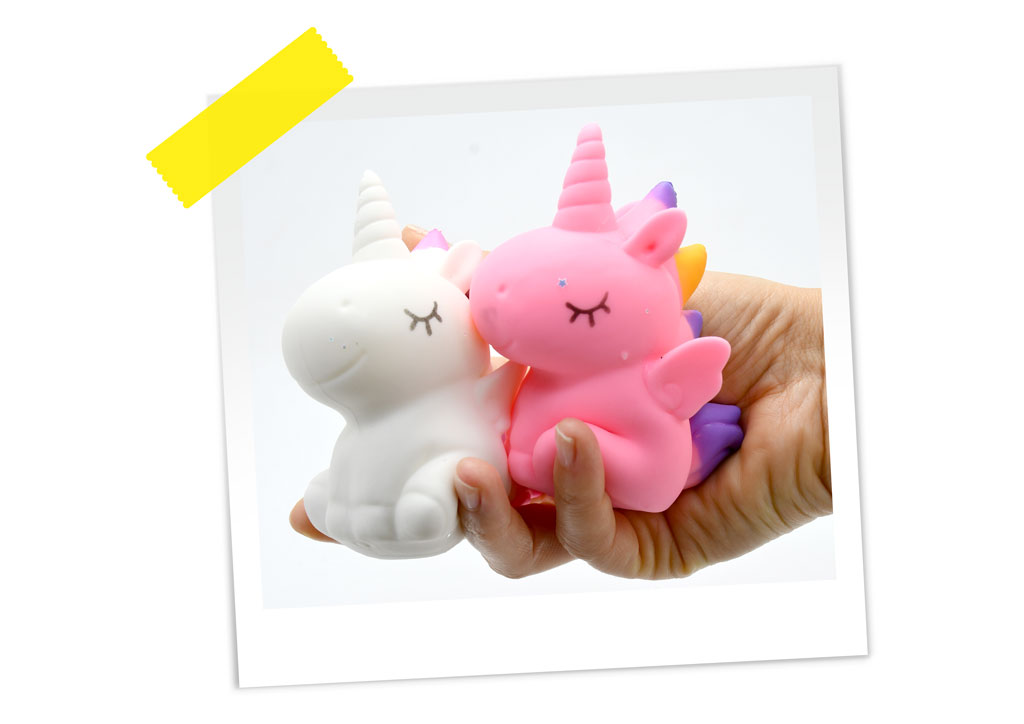 ANTISTRES FIGURA UNICORN OP24086 roze i beli 1/12 WY #