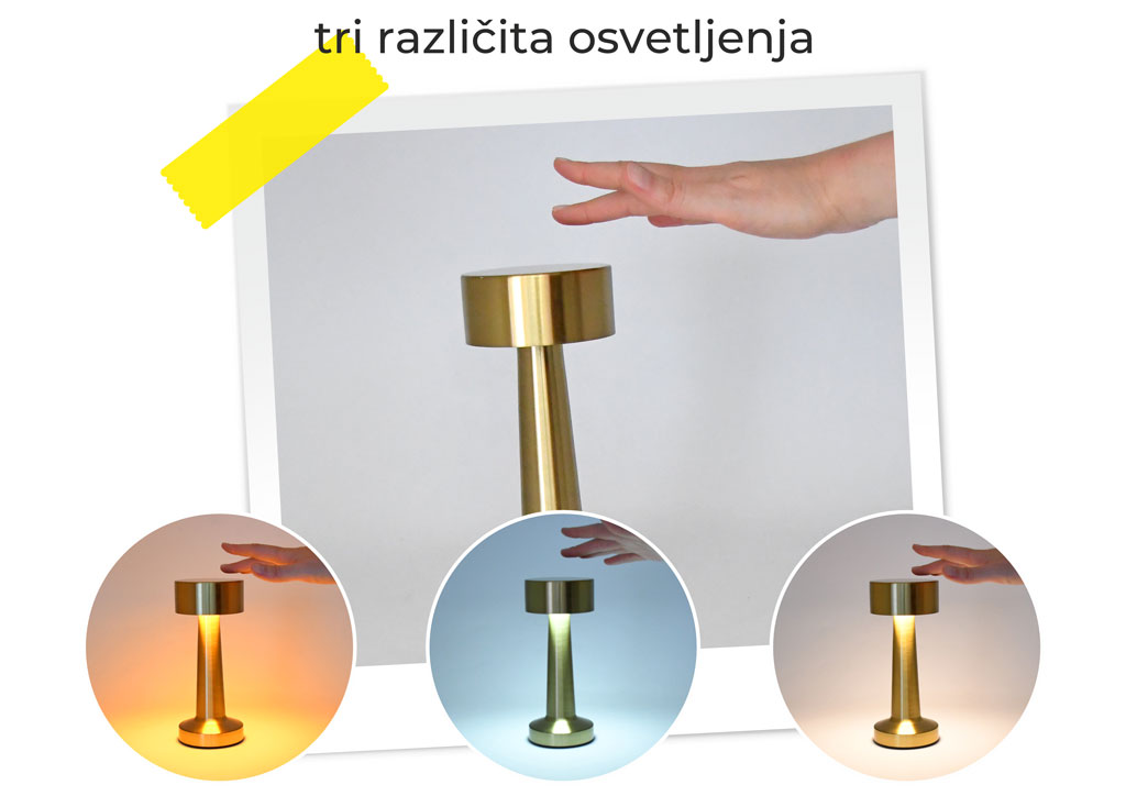 LAMPA STONA 22CM OP24024 WY