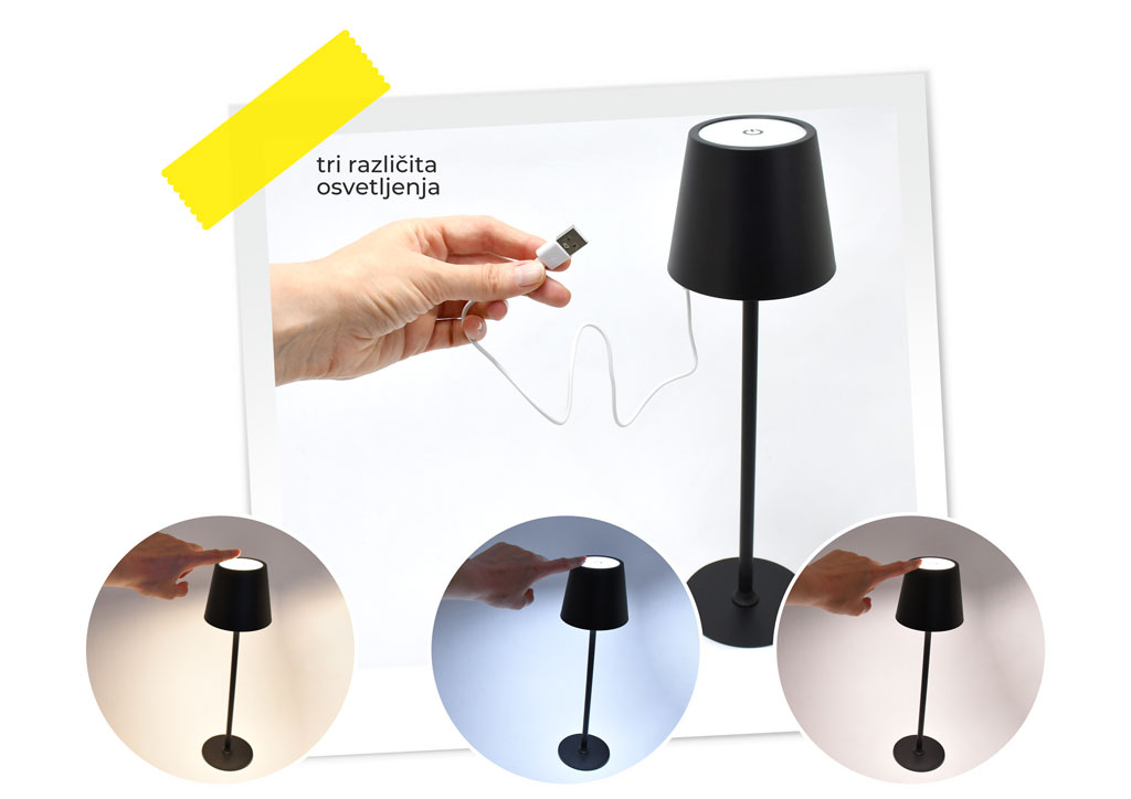 LAMPA STONA 39CM OP24023 WY