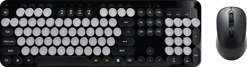 TASTATURA I MIŠ BEŽIČNI SET OP24376 ljubičasta roze *MD WY #