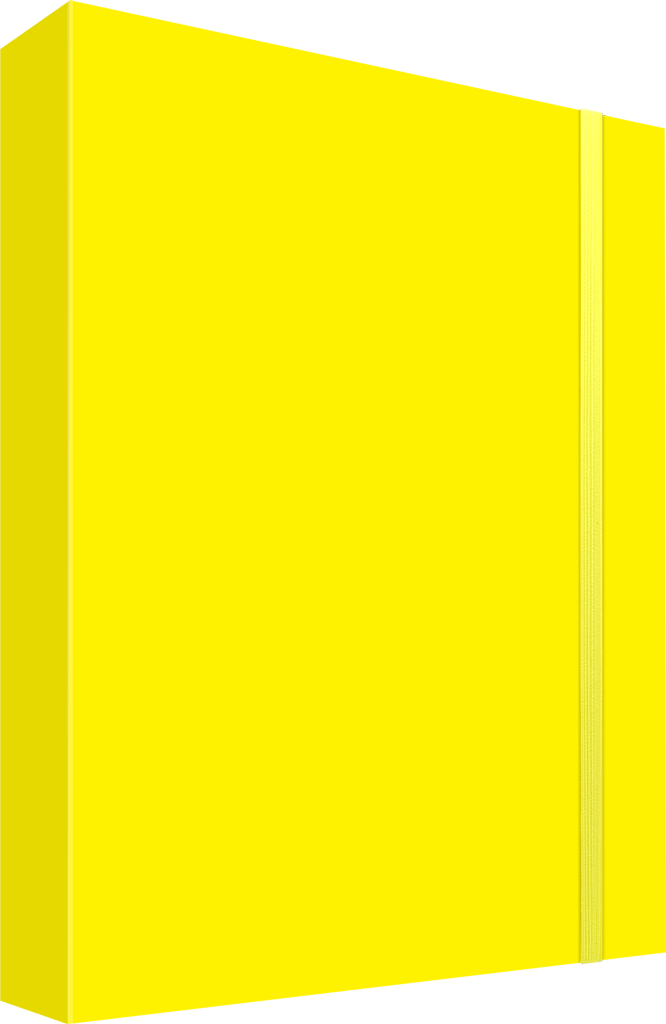 FASCIKLA BOX SA GUMOM  A4 5D ŽUTA 6057 OP*