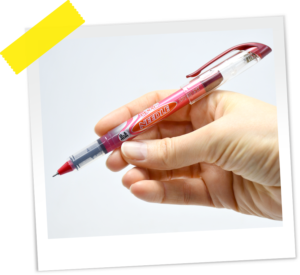 ROLER PENAC 0.5 111 NEEDLE LIQUID CRVENA WP0301-02