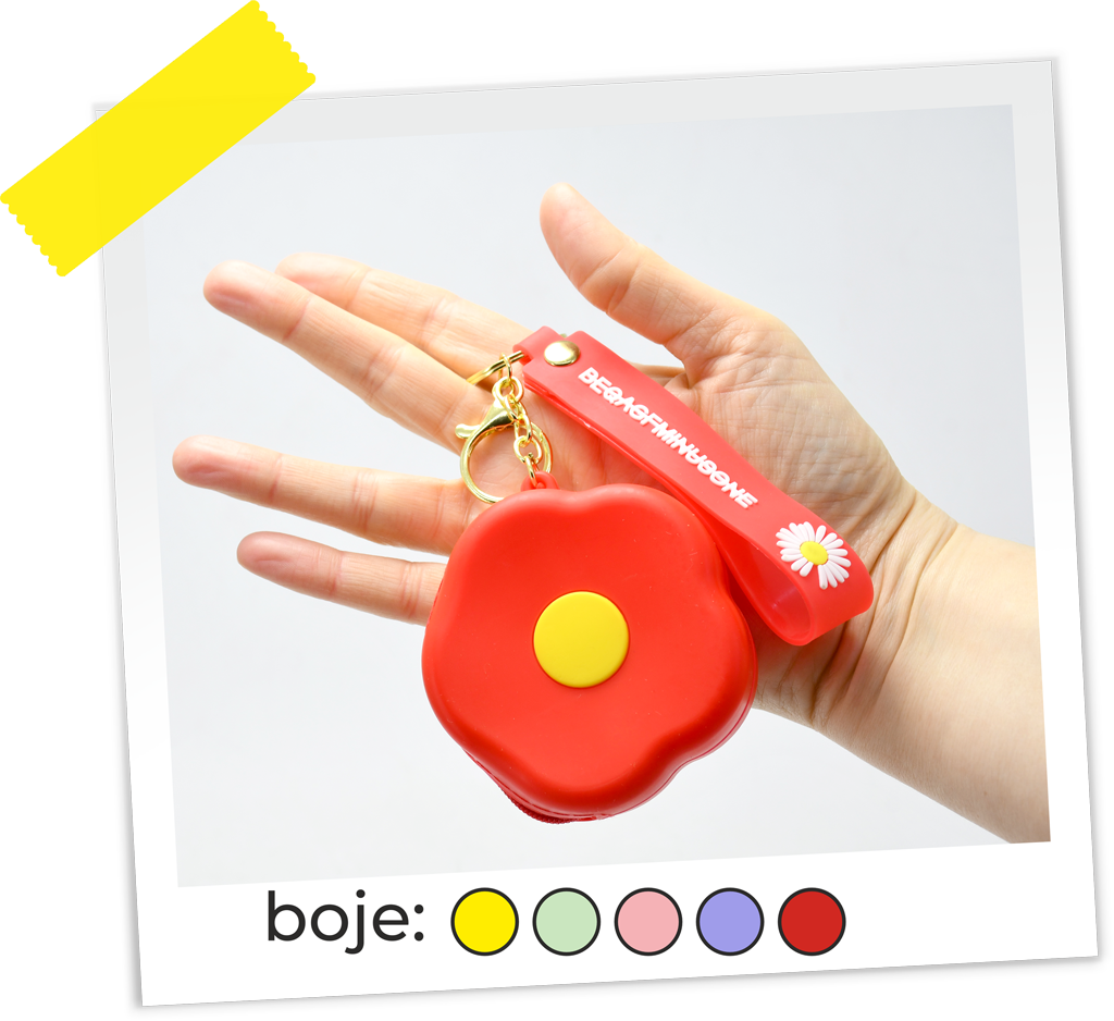 PRIVEZAK ZA KLJUČEVE CVETIĆ 4 boje OP24035 WY #