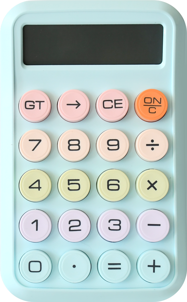 KALKULATOR PASTEL RETRO ZN 811 4 boje OP24063 WY #