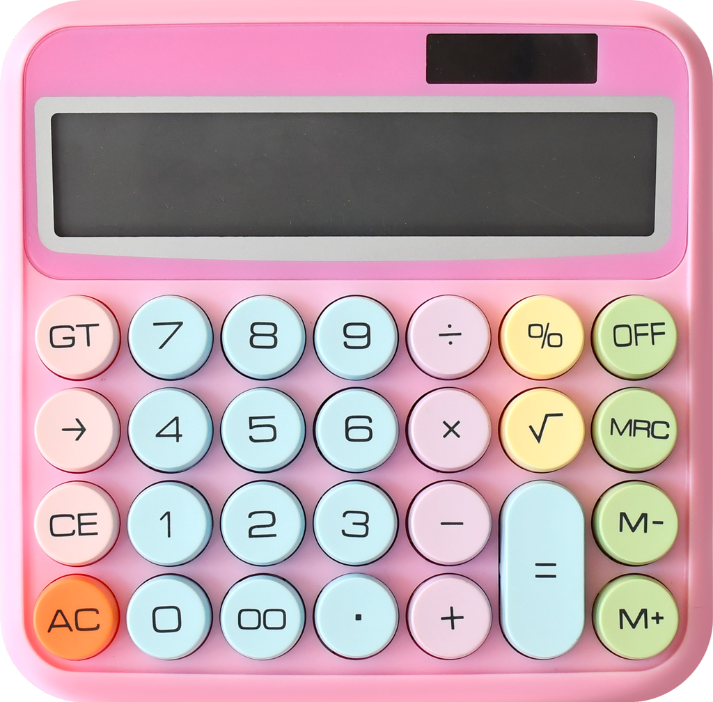 KALKULATOR PASTEL ELECTRONIC RETRO 4 boje OP24060 WY #