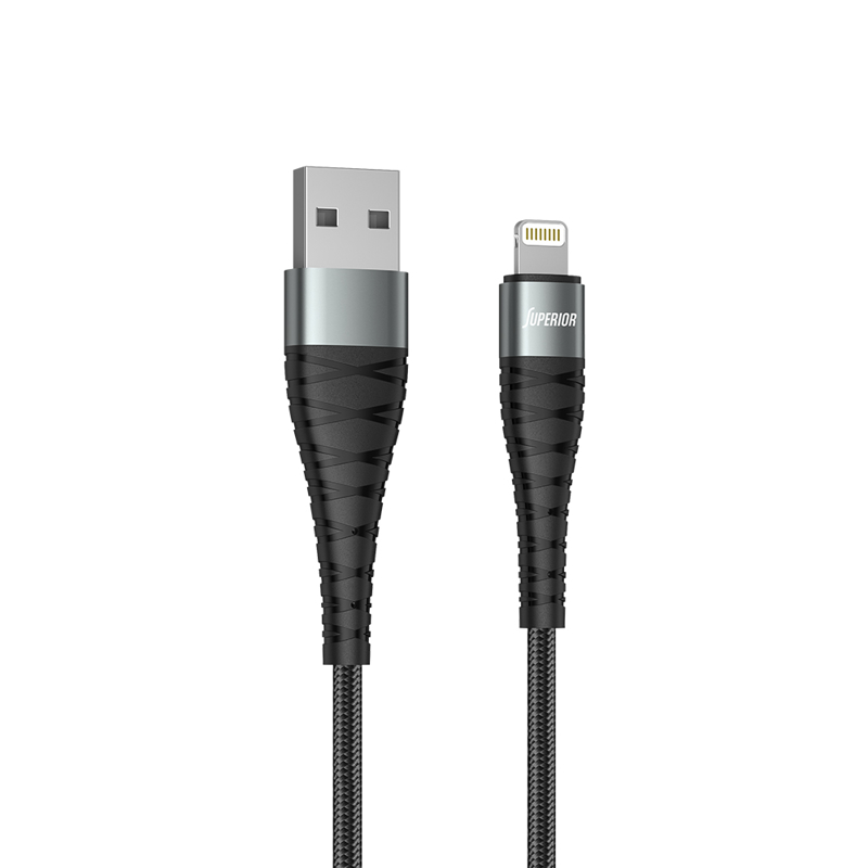 KABL USB SUPERIOR CO-BX32 USB-A NA LIGHTINING CRNI 5A 1M