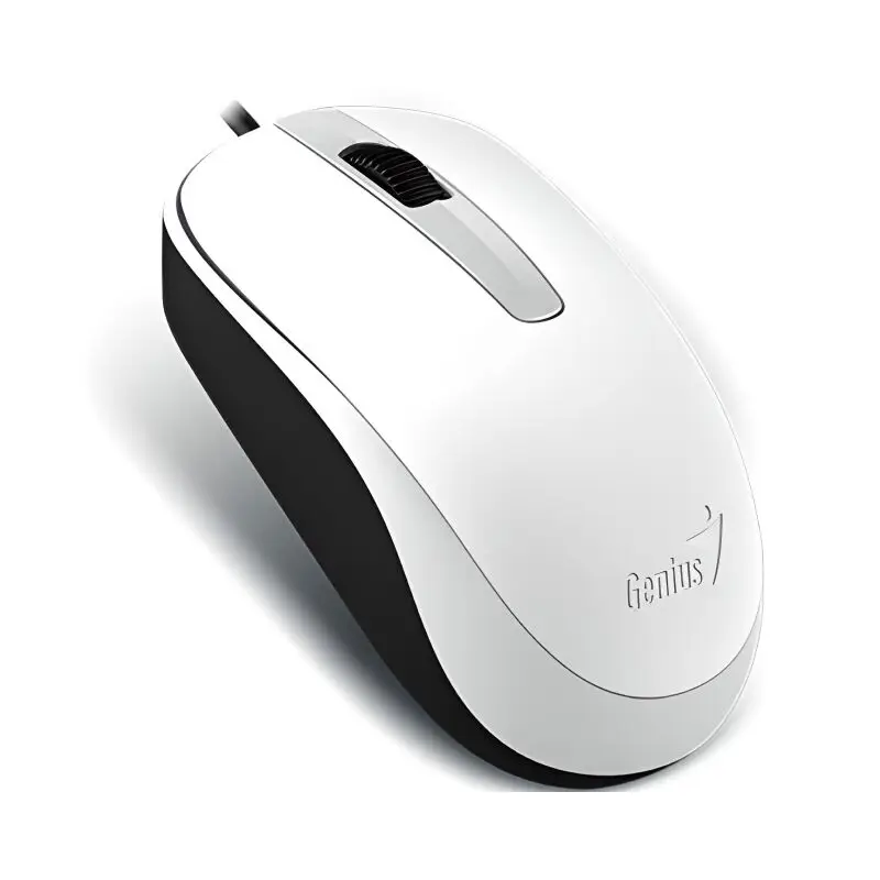 MI&Scaron; KOMPJUTERSKI GENIUS DX-120 BELI OPTIČKI ŽIČNI USB