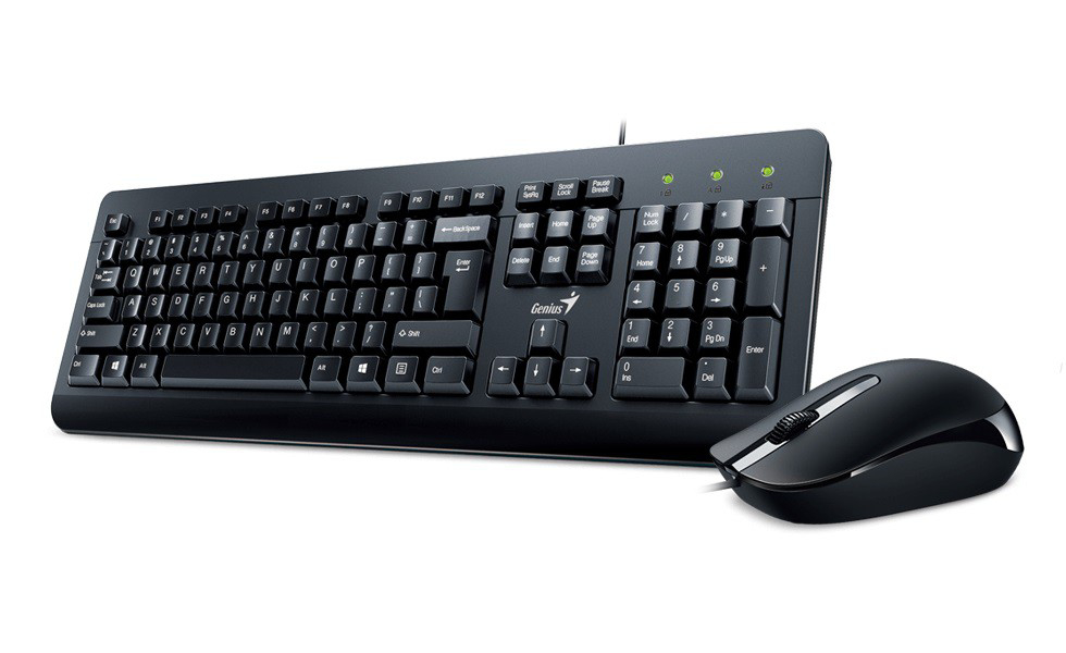 TASTATURA I MIŠ GENIUS ŽIČNI USB SET KM-160 YU
