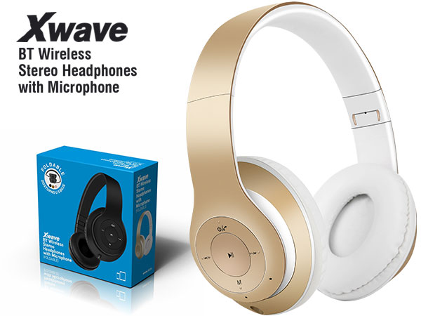SLUŠALICE XWAVE MX350 BLUETOTH STEREO ZLATNE SA MIKROFONOM