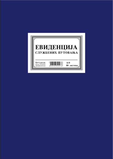 KNJIGA EVIDENCIJE SLUŽBENIH PUTOVANJA 6779