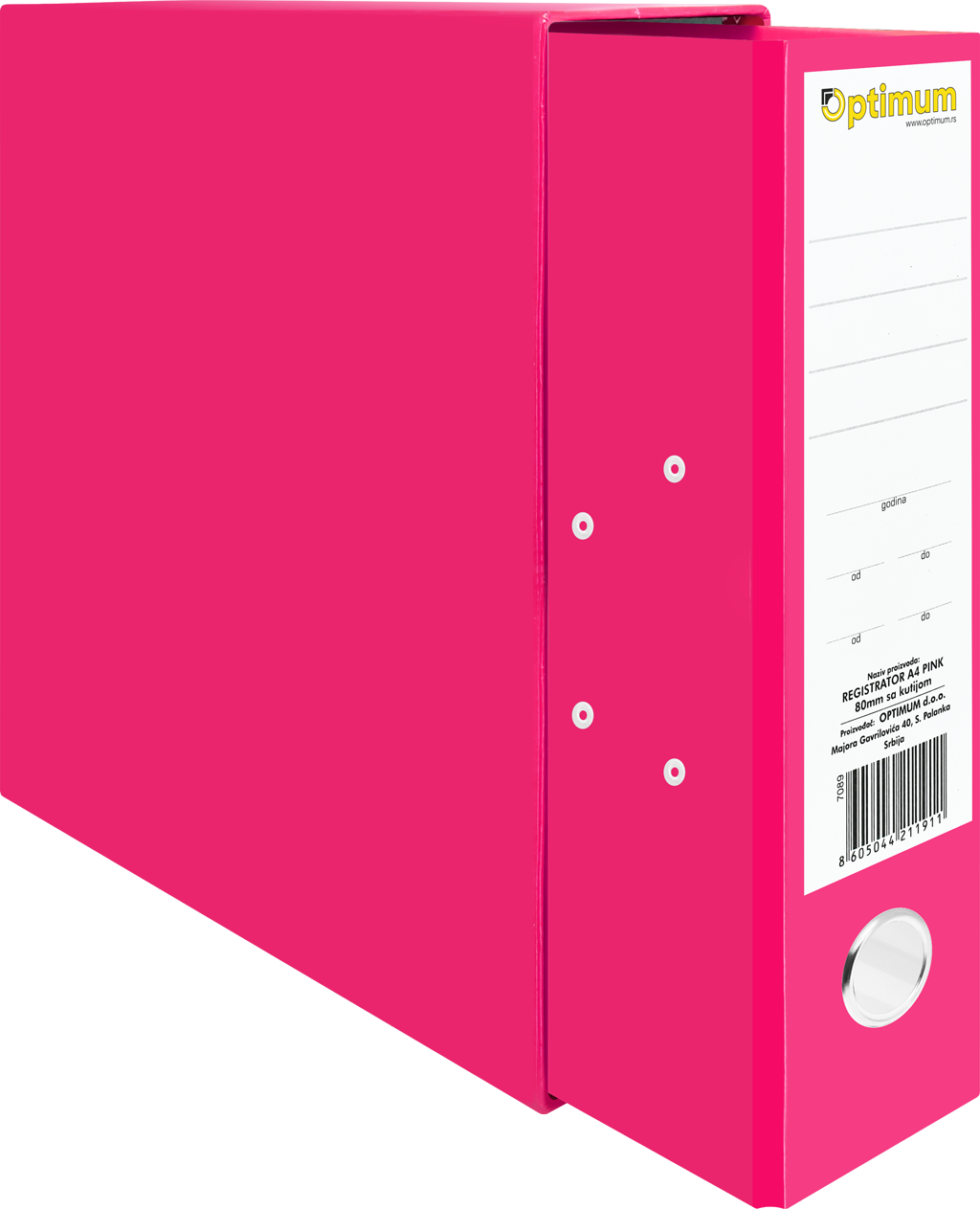 REGISTRATOR A4 NORMAL PINK
