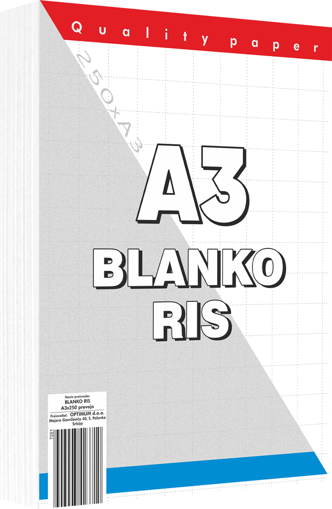 RIS BLANKO A3/250l OFSET 7251