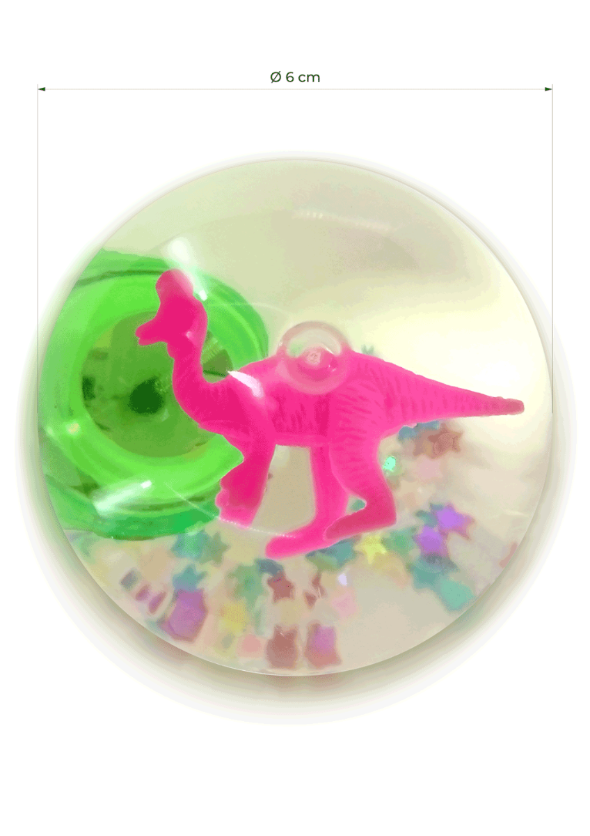 LOPTICA ANTISTRES 6,5CM VODENI BALON DINOSAURS WY