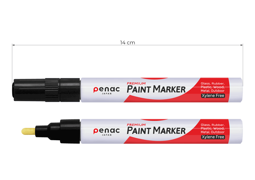 MARKER PENAC PAINT CRNI METAL OTO140-BK 1/12