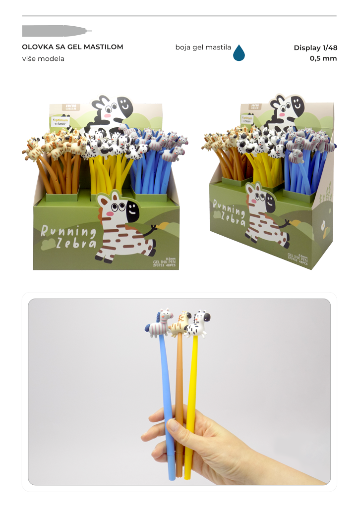 OLOVKA HEMIJSKA ZF3753 RUNNING ZEBRA 1/48 WY *FP