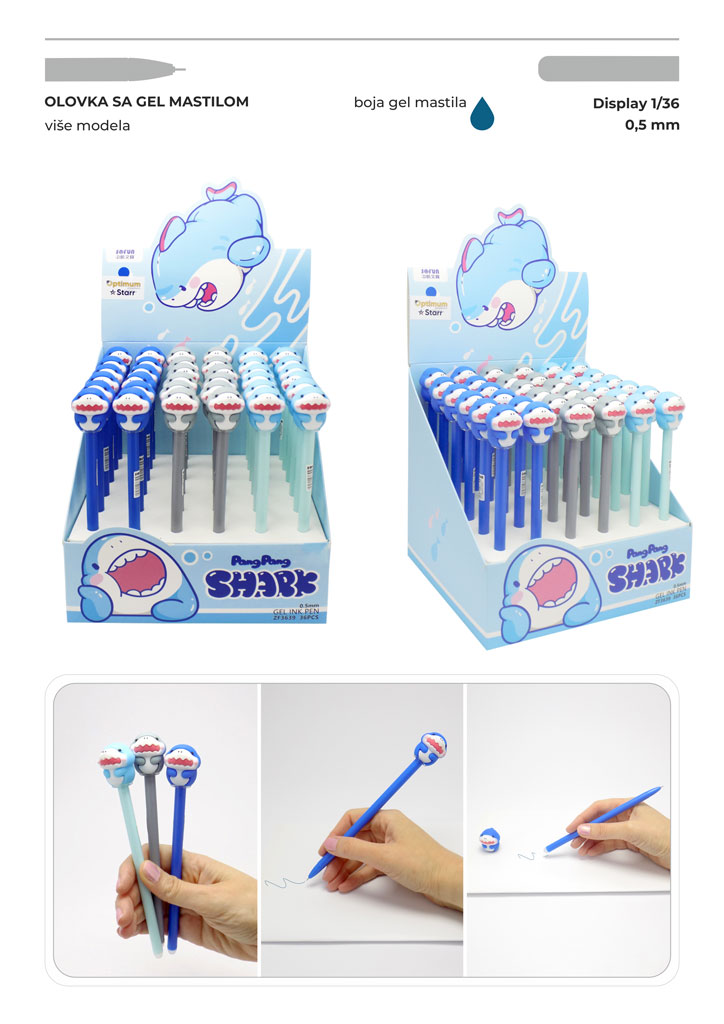 OLOVKA PI&Scaron;I-BRI&Scaron;I ZF3639-2 PONG PONG SHARK 1/36 WY *FP