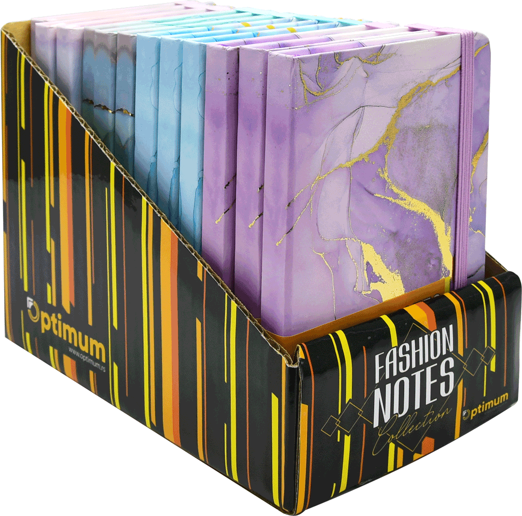 NOTES FASHION MERMER A6 TP LINIJE DISPAY 1/12
