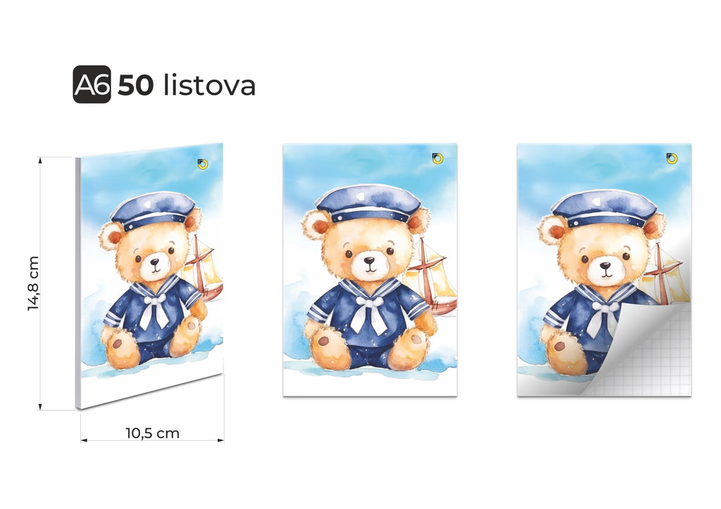BLOK ZA BELE&Scaron;KE MEK POVEZ A6/50 NANDY