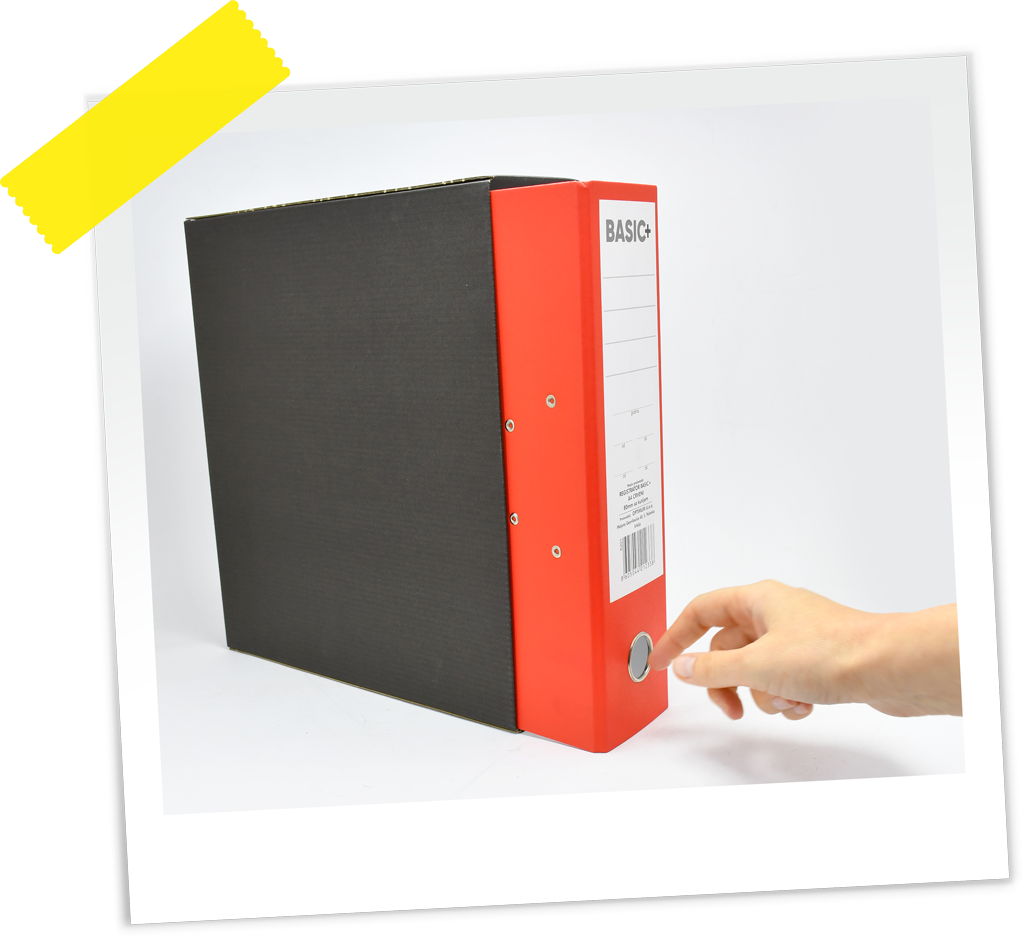 REGISTRATOR A4 NORMAL BASIC+ CRVENI