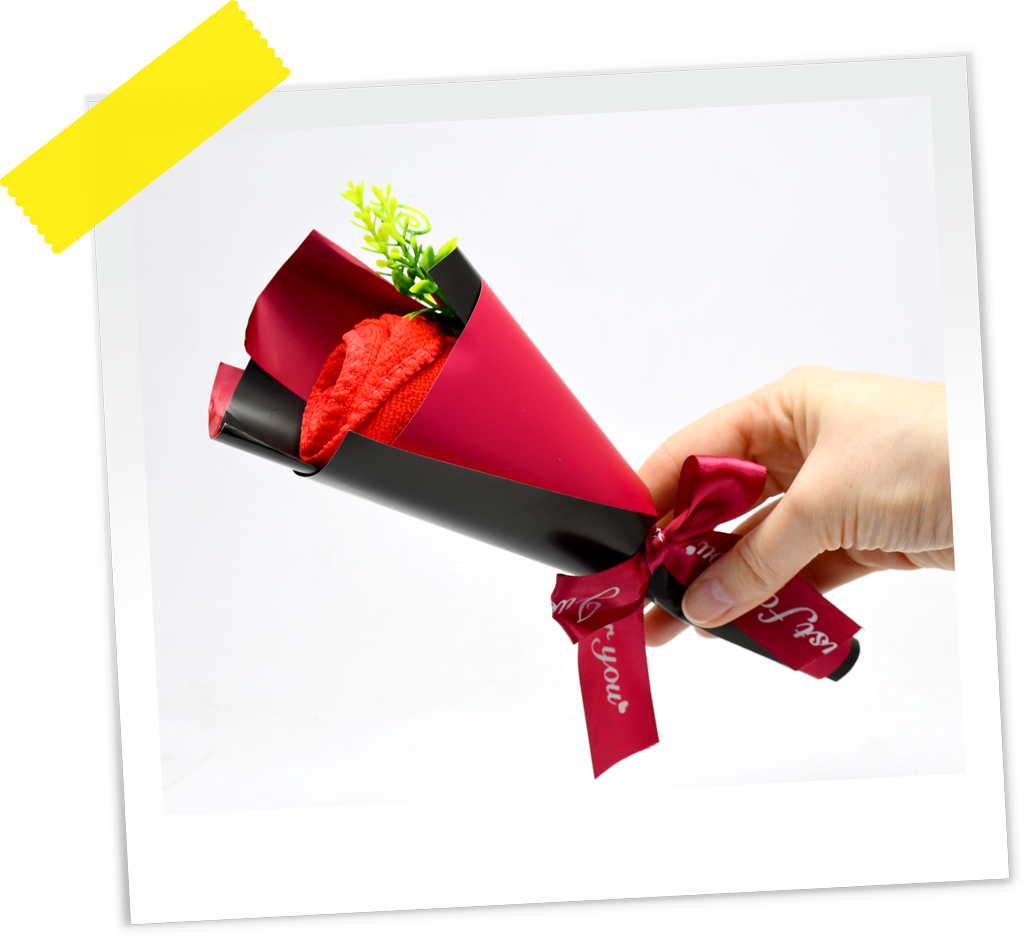 POKLON PEŠKIRIĆ buket ruža mix boja OP24609 WY #