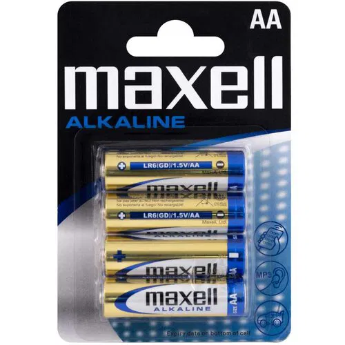 BATERIJE MAXELL LR06 ALKALNE AA 1/4