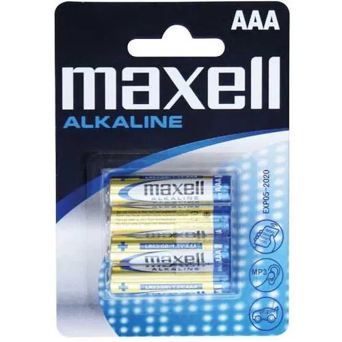 BATERIJE MAXELL LR03 ALKALNE AAA 1/4