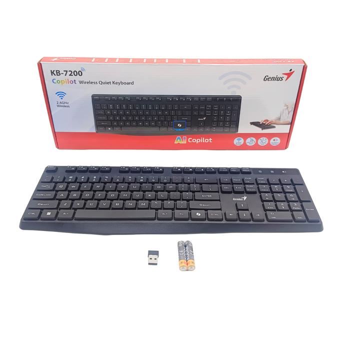 TASTATURA GENIUS KB-7200 BEŽIČNA YU AI COPILOT *MD *SR NOVO+
