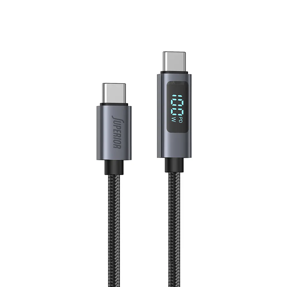 KABL USB SUPERIOR USB-C NA USB-C SU-K107 1M 100W 5A U2136 LED DISPLAY *MD *SR NOVO+