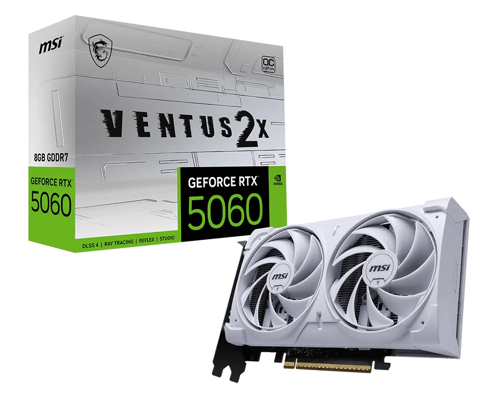 MSI RTX 5060 8G VENTUS 2X OC WHITE