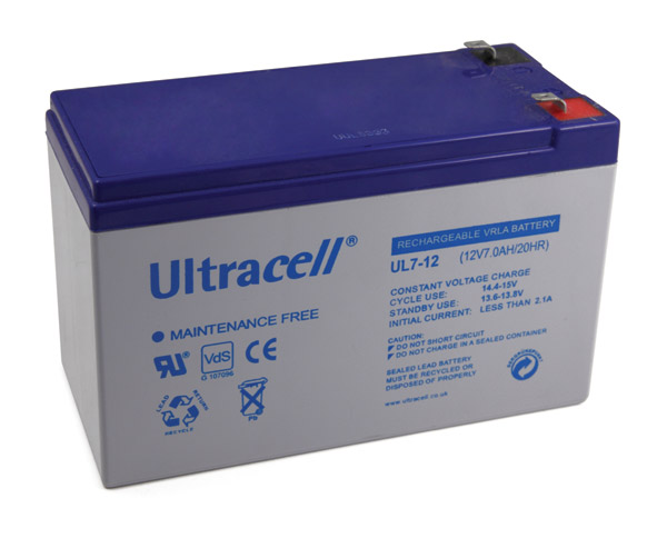 Ultracell Battery 12V/7.0Ah UL7-12