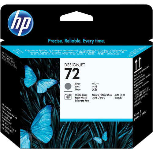 HP 72 (C9380A) Gray and Photo Black Printhead