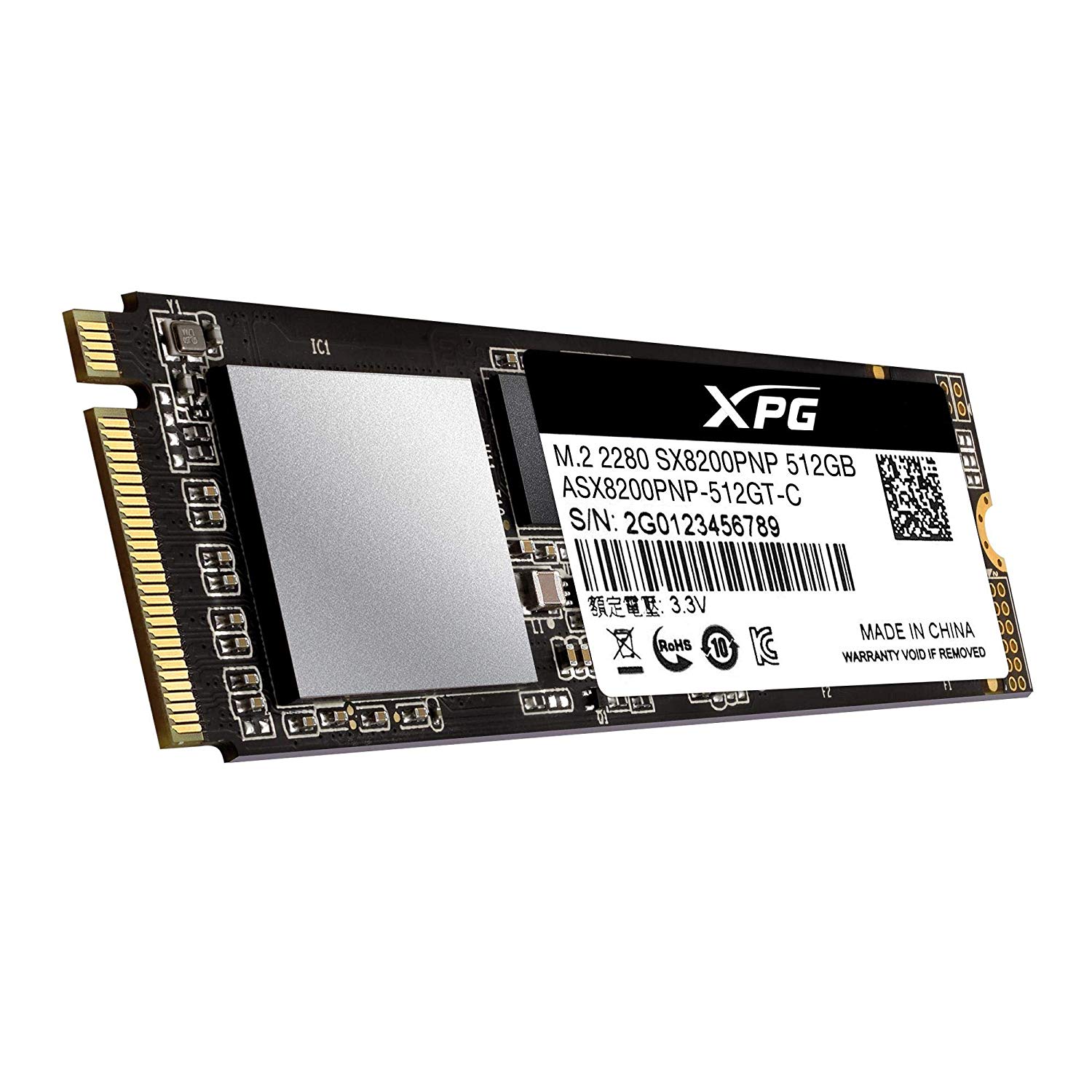 ADATA 512 GB M.2 NVMe ASX8200PNP-512GT-C