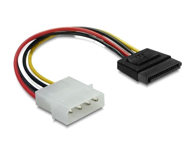 OEM Kabl SATA POWER MOLEX(M)/SATA(Ž) 0.15m