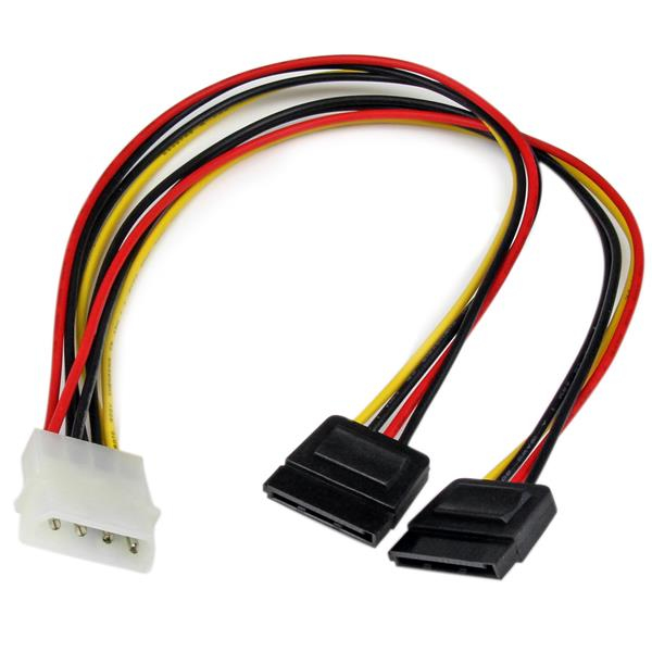 OEM Kabl SATA Y-račva MOLEX(M)/2xSATA(Ž) 0.30m