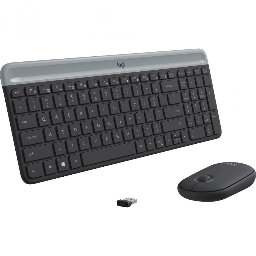 Logitech MK470 Slim Wireless Combo Graphite YU