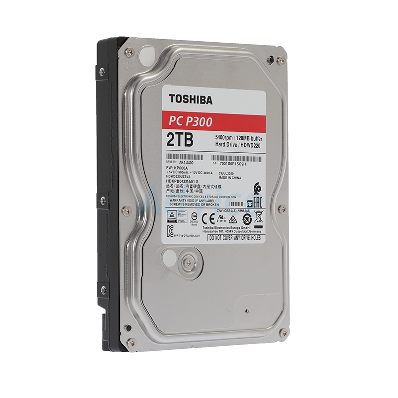 Toshiba 2 TB P300 HDWD220UZSVA