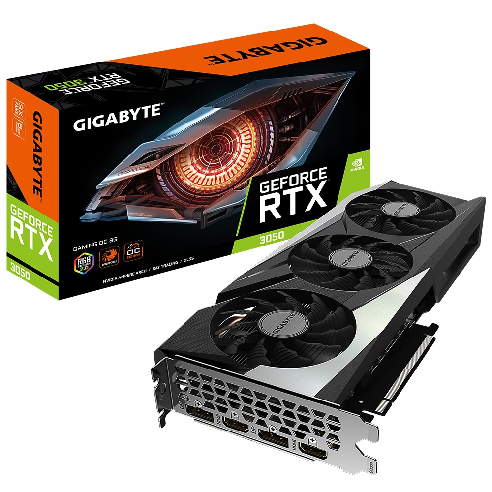 Gigabyte GV-N3050GAMING OC-8GD