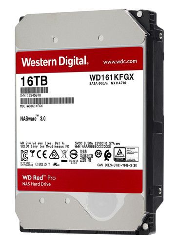 Western Digital 16 TB Red Pro WD161KFGX