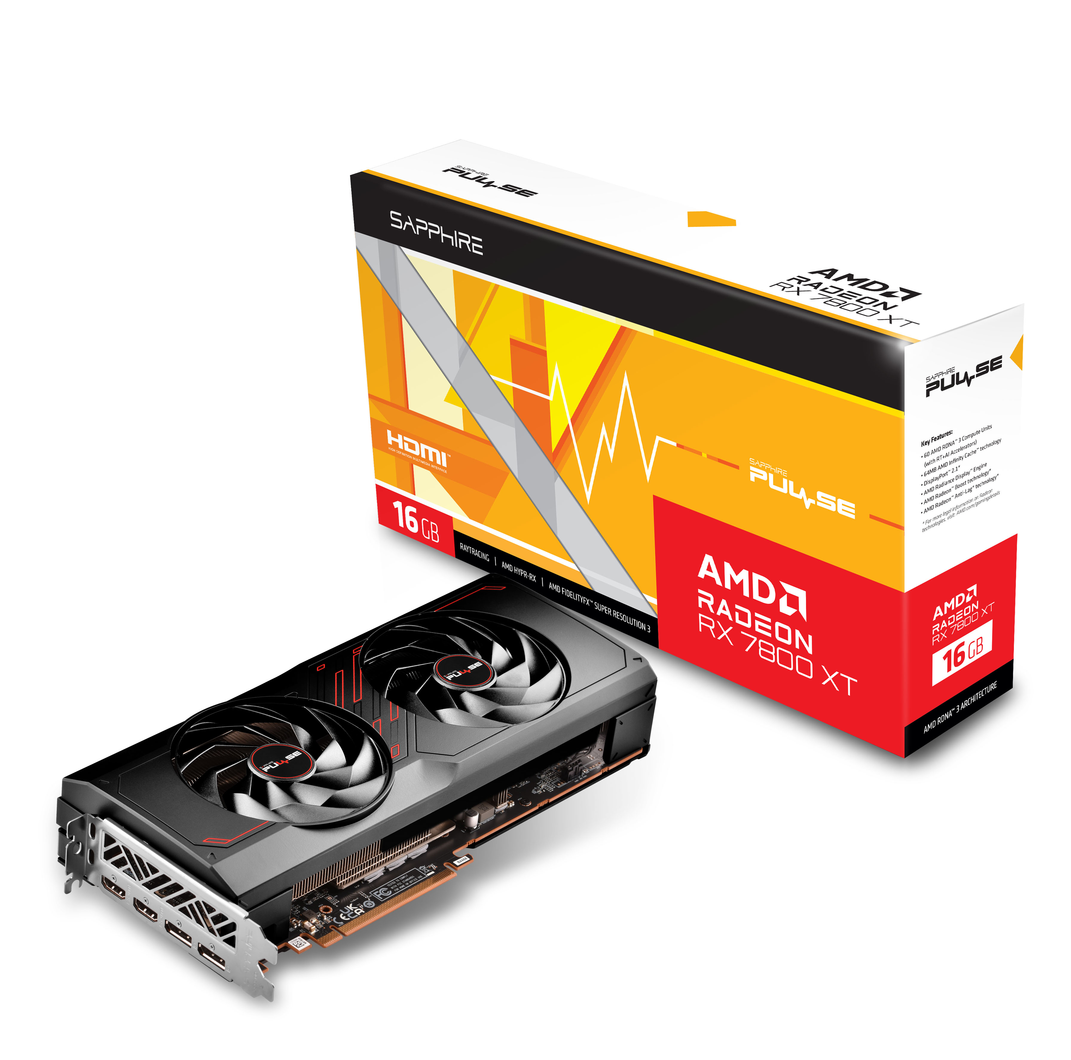 Sapphire PULSE RX 7800 XT 16GB 11330-02-20G