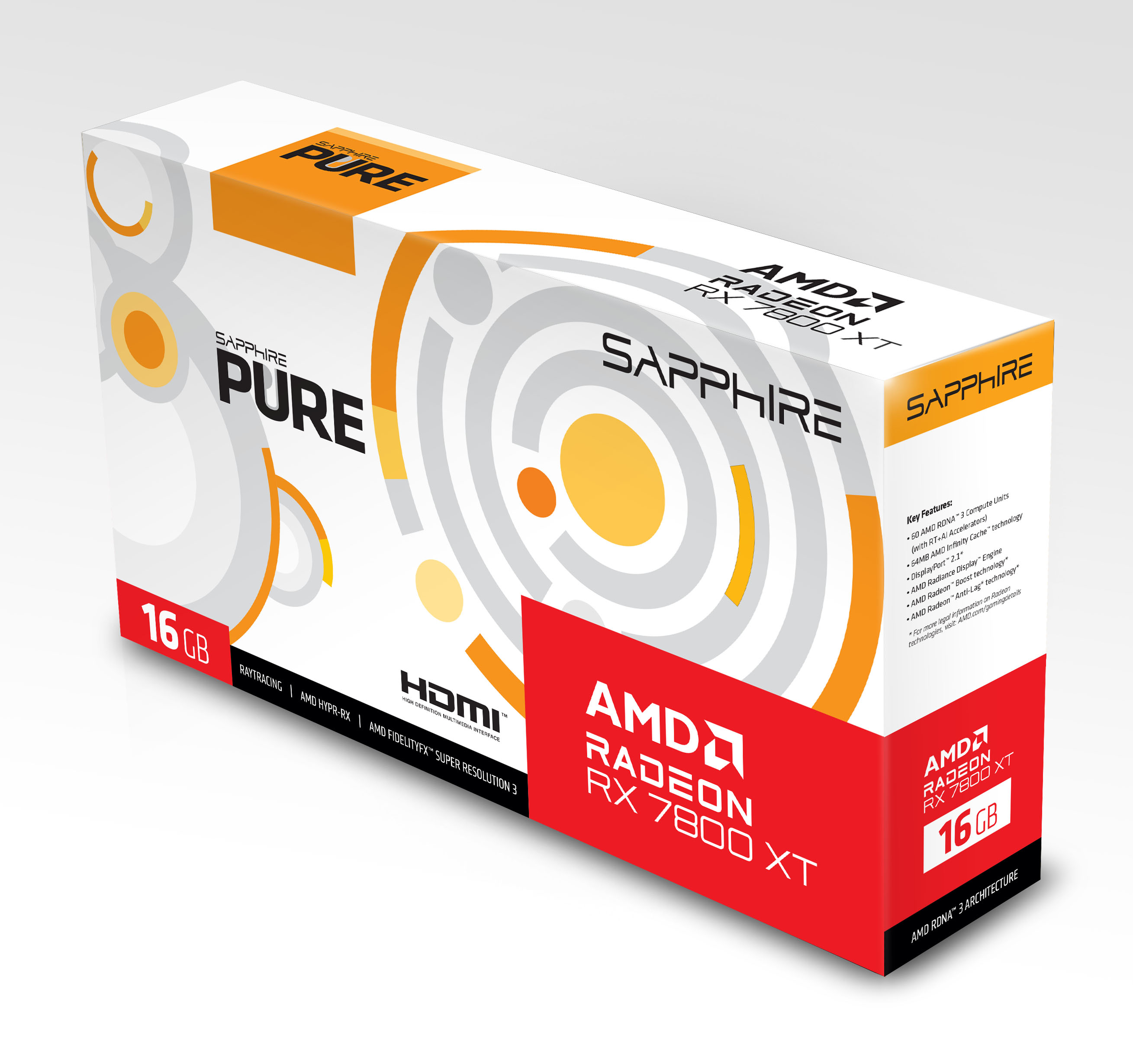 Sapphire PURE RX 7800 XT 16GB 11330-03-20G