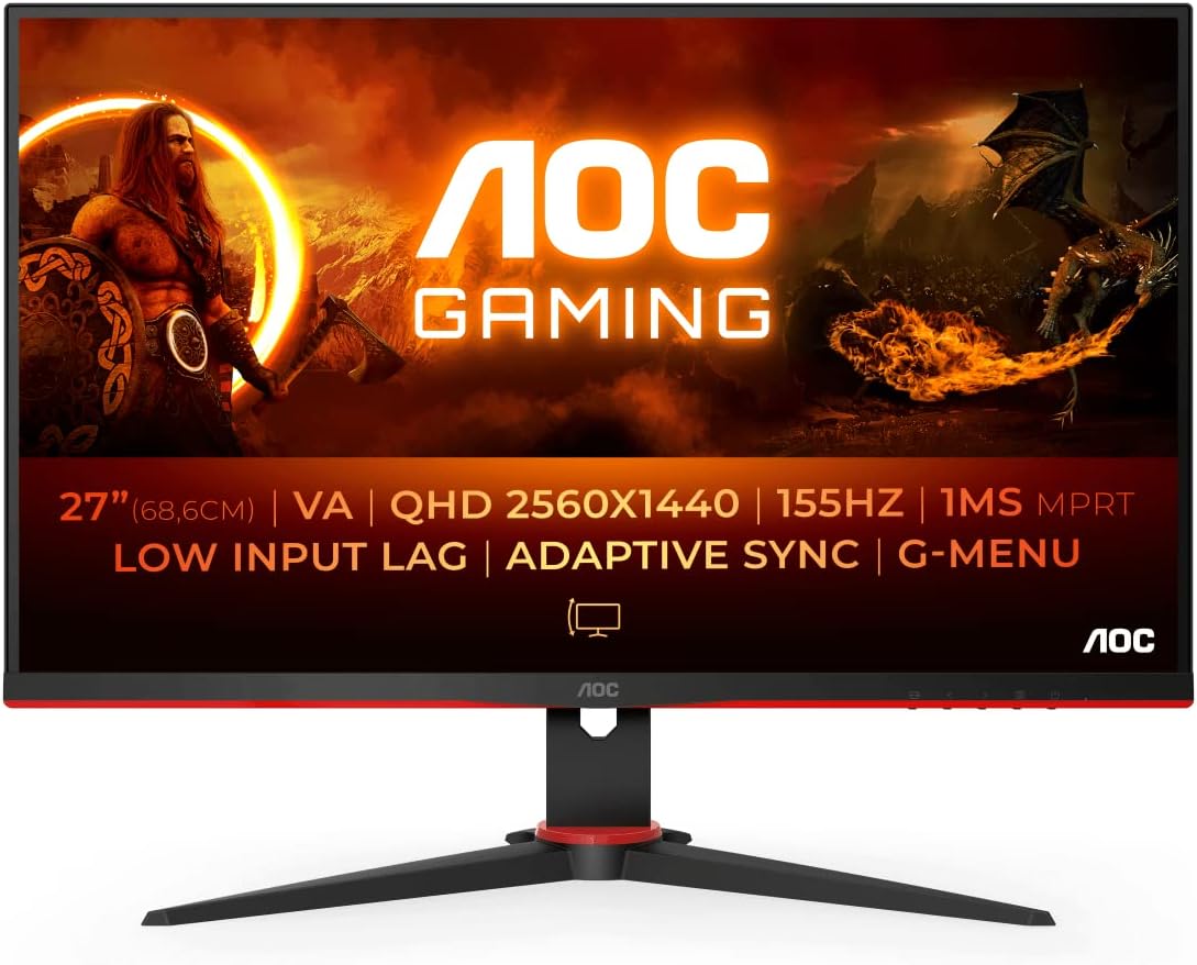 AOC 27" Q27G2E/BK QHD VA 144Hz