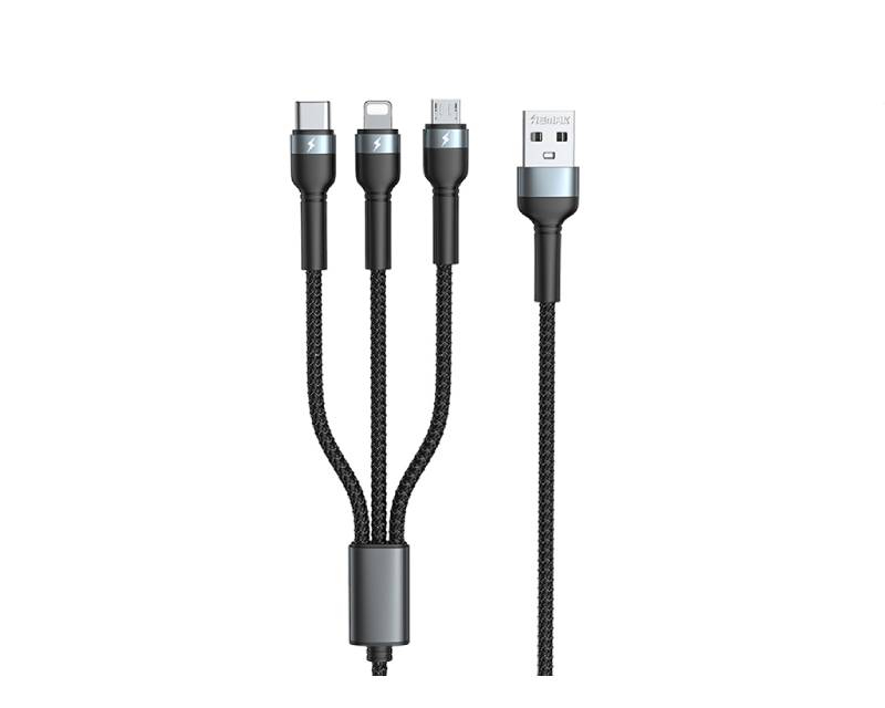 Remax Jany 3in1 RC-124th 3.1A 1m