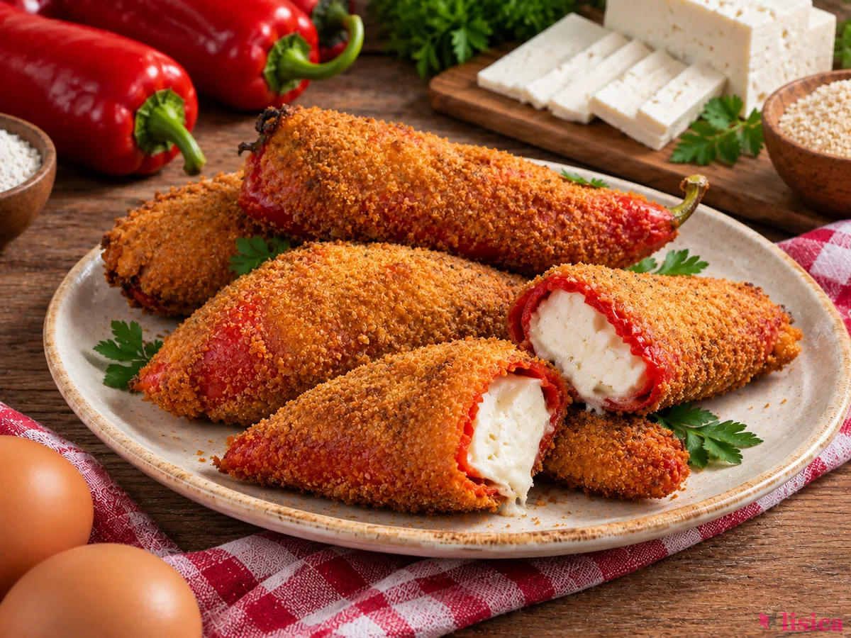 Pohovana pečena paprika sa sirom