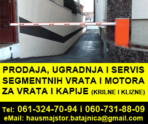 Garažna vrata Ernesto, Batajnica